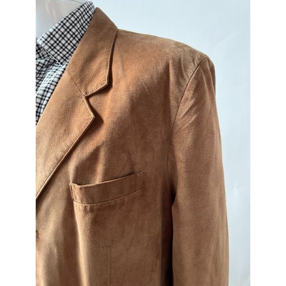Jones NY Vintage Suede Jacket Tan 44R Leather - Picture 13 of 16